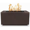 The Outdoor Plus Pismo Fire Pit - Wood Burning Outdoor Fireplaces & Fire Pits In Brown | Size 24.0 H X 48.0 W X 24.0 D In | Perigold | OPT-R4824PCR-CP