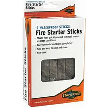 Waterproof Fire Starter Sticks 12 Pack