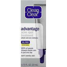 Clean & Clear, Advantage Acne Spot Treatment, 0.75 Fl Oz (22 Ml)
