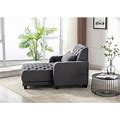 Living Room Leisure Sofa /Barry Sofa Barrel Sofa Chair With Cushion