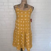 Mossimo Supply Co. Dresses | Mossimo- Nwt Babydoll Sundress | Color: Gold | Size: Xs