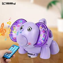 Baby Kids Smart Toy LED Light - Purple Elephant