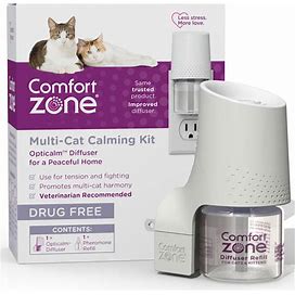Comfort Zone Multicat Control Diffuser Kit, 1.62 Fl. Oz.