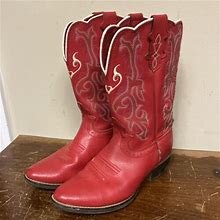 Justin Boots Stock 2555Jr Size 1 1/2D