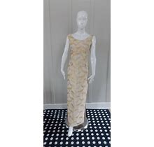 1960'S Kay Silver Vintage Metallic 2Piece Evening Dress