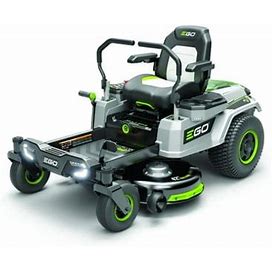 Ego Power+ Z6 Zero Turn Riding Lawn Mower 42 With Four 56V Arc Lithium 10Ah Batteries And Charger