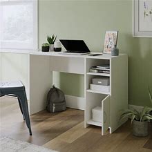Sauder Beginnings Computer Desk With Storage & Shelving, Soft White Finish