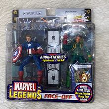 Toybiz Marvel Legends Face-Off Captain A - New Toys & Collectibles | Color: Black