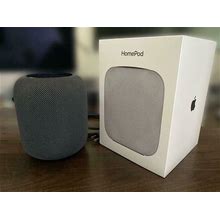 Apple Homepod Smart Speaker Space Grey Voice Enabled Smart Assistant Used F/S