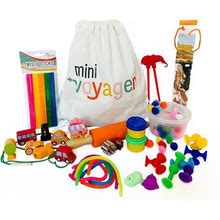 Mini Voyager Travel Activity Kit For Kids, Includes Crafts, Toys & Games Designed For Childrens Independent Play, Boys & Girls Quiet Time Sets For