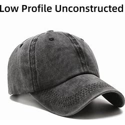 I FIX STUFF Unisex Washed Soft Hat Unconstructed With Funny Graphic Print Text Letters Adjustable Baseball Cap Men Women Fashion Casual Sun Hat