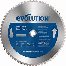 Evolution Power Tools 15BLADEST Steel Cutting Saw Blade, 15-Inch X 70-Tooth , Blue