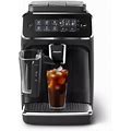 Philips 3200 Series Fully Automatic Espresso Machine With Lattego & Iced Coffee, Black