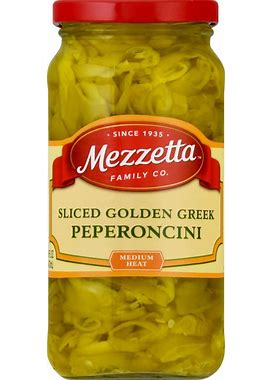 Mezzetta Sliced Golden Medium Heat Greek Peperoncini