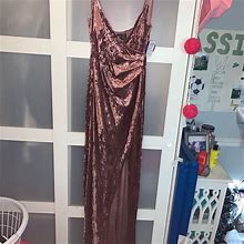 Windsor Dresses | Formal Velvet Wrap Dress | Color: Pink | Size: S
