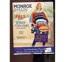 MONROE & MAIN Women's Fashion CATALOG FALL 2021 REFRESH WITH NEW COLORS NEW