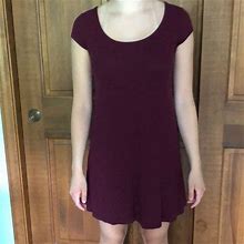 Gap Dresses | Gap Burgundy Shift Dress | Color: Purple/Black | Size: Xs