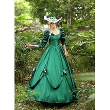Gothic Victorian Vintage Inspired Medieval Dress Party Costume Prom Dress Princess Shakespeare Women's Cosplay Costume Ball Gown Halloween Party Eveni