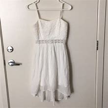 Bcx Dresses | Stunning Floral Lacey Bcx Dress | Color: White | Size: 5J