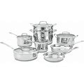 Cuisinart 13-Piece Stainless Steel Cookware Set - Silver