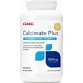 GNC Calcimate Plus Magnesium & Vitamin D-3 800Mg - 240 Caplets