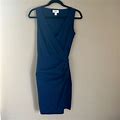 Loft Dresses | Ann Taylor Loft Wrap Dress | Color: Blue | Size: 4
