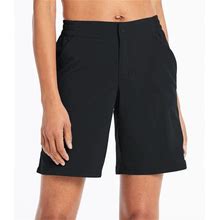Women's Stretch UPF Shorts, 9" Black 4, Polyester Blend | L.L.Bean