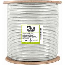 Cat5e Outdoor Ethernet Cable | Unshielded, White / 500ft