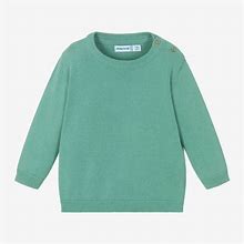 MAYORAL Boys Green Cotton Knit Sweater