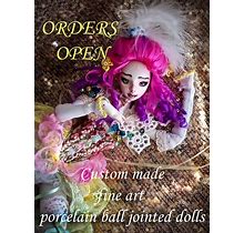 How To Order An Exclusive Handmade Porcelain BJD Ball Jointed Art Doll, Bisque Doll, Artist Doll, Ooak, Haute Couture Fashion Doll, Full Set