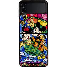 Mickey And Mnie Mouse Stained Glass Samsung Galaxy Z Flip 4 5G 2022 Case FLS3319