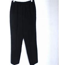 Blair Pants & Jumpsuits | Blair Pants Black Elastic Waist Casual Polyester Pants Women's Size 18 New | Color: Black | Size: 18
