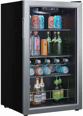 Edgestar BWC121 19 Inch Wide 105 Can Capacity Extreme Cool Beverage Center Stainless Steel Beverage Appliances Beverage Coolers