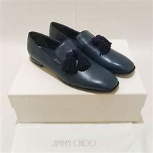 Jimmy Choo Shoes | Jimmy Choo Ocean Smooth Calf Leather Foxley Dress Shoes - Eu43 Us10/ Eu44 Us11 | Color: Blue/Green | Size: 10