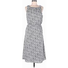 The Limited Casual Dress - Midi: Gray Print Dresses - Women's Size Medium