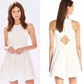 Parker Hudson Fit And Flare Dress White Size Xs