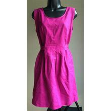 Women's Pink Sleeveless Tie-Back Dress (Petite 6) & Shift Dresses