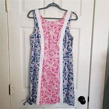 Lilly Pulitzer Dresses | Lilly Pulitzer Delia Shift Dress-Size 10-Nwt | Color: Pink/White | Size: 10