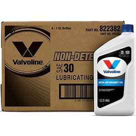 Valvoline Daily Protection Non-Detergent SAE 30 Conventional Motor Oil 1 QT, Case Of 6