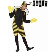 Th3 Party Costume For Adults Bee Yellow/Black Xs/S