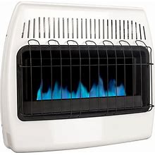 Dyna-Glo 30,000 BTU Natural Gas Blue Flame Vent Free Wall Heater - White