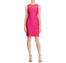 Lauren Ralph Lauren Dresses | Lauren Ralph Lauren Womens Petite Lace Sheath Dress 2P | Color: Pink | Size: 2P