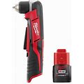 M12 12-Volt Lithium-Ion Cordless 3/8 in. Right Angle Drill M12 2.0 Ah Battery