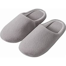 RUIY Indoor Soft-Soled Shoes Cotton Slippers Shoes Women's Men's Warm Home Men's Men Bedroom Slippers Size 11