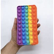 Fidget Pop Ems Pencil Case Rainbow