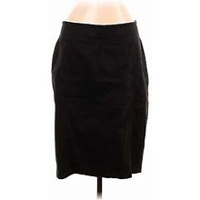 Ann Taylor Women Black Casual Skirt 12 Tall