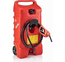 Flo N Go 06792 Duramax Plastic Red Portable Wheeled Fuel Container 14 Gal.