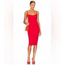 Nookie Dresses | Allure Midi Dress In Cherry | Color: Red | Size: M