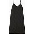 Balenciaga - BB Monogram Slip Dress - Women - Viscose - L - Black