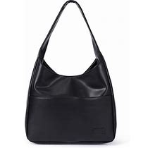 Faux Leather Tote Bag Women Shoulder Bag College Tote Leather Hobo Handbag Work Tote Bag Purse